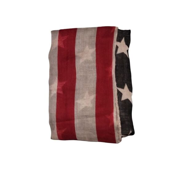 American Flag Scarf/ Wrap / Sarong - Picture 2 of 2